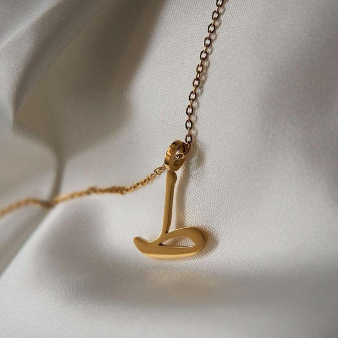 Arabic Initial Necklace