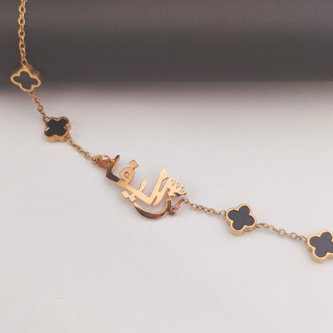 Clover Bracelet Custom Name