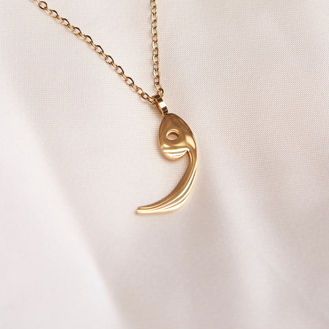 Arabic Initial Necklace