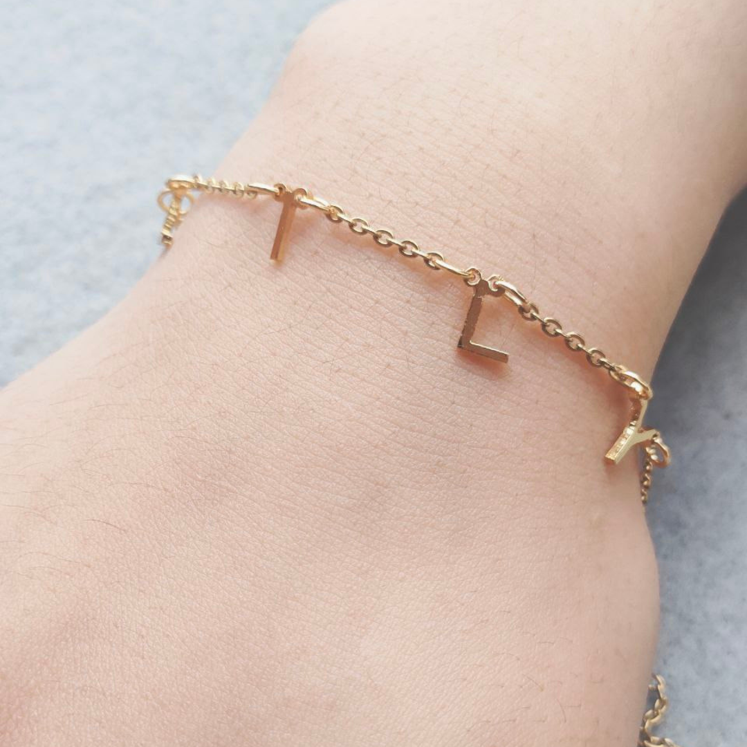 English Letter Bracelet