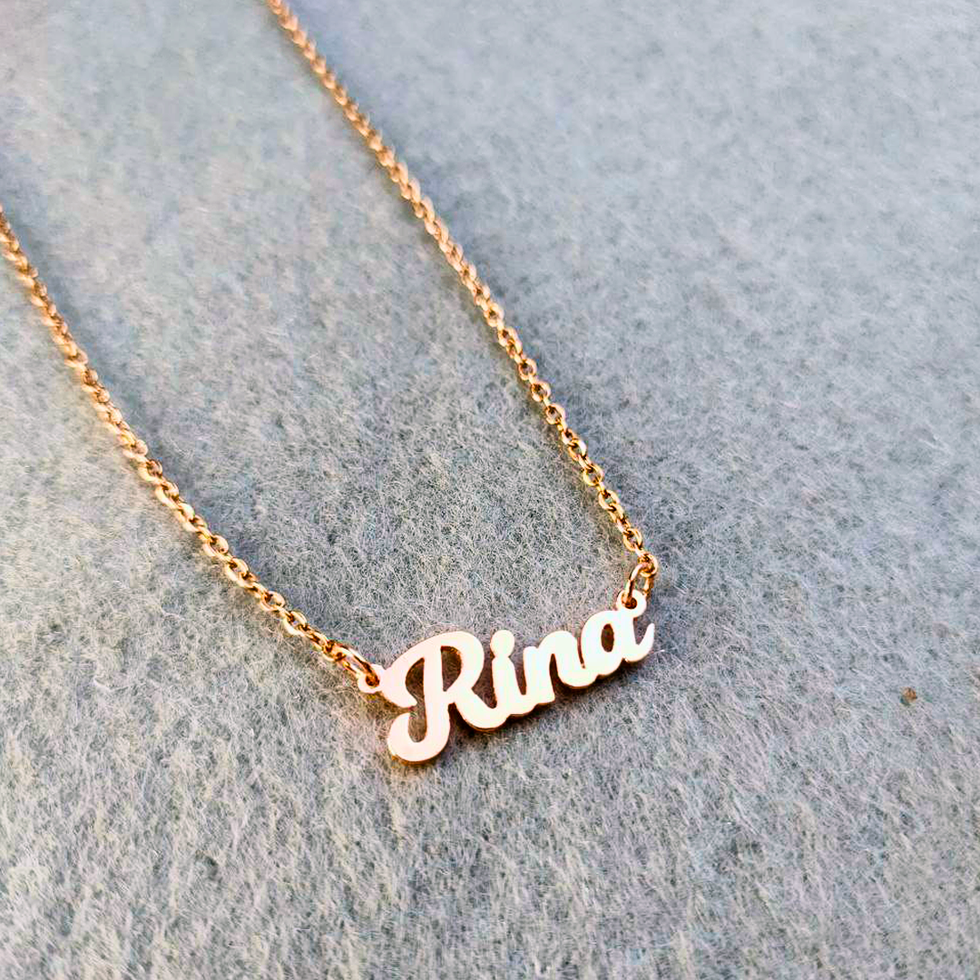 Rose Gold Classic English Necklace