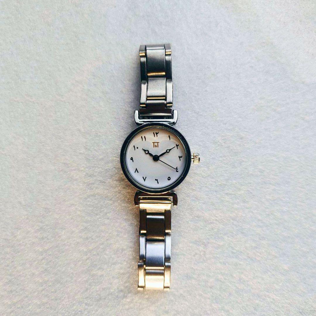 Iconic Steel Silver Arabic Watch