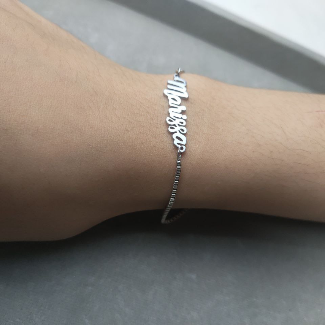 Italian English Bracelet Silver