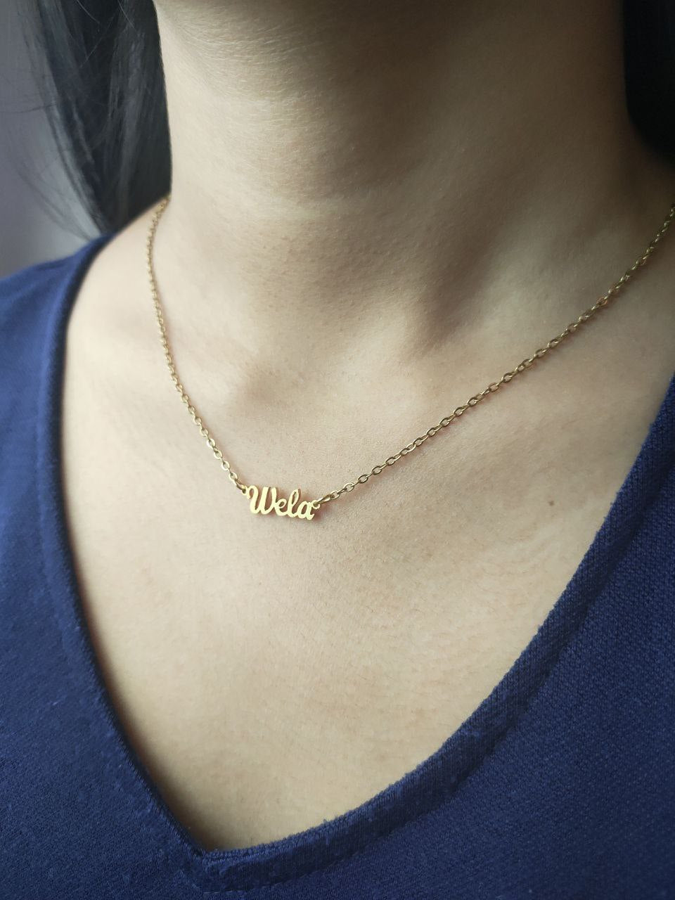 Gold Classic English Necklace