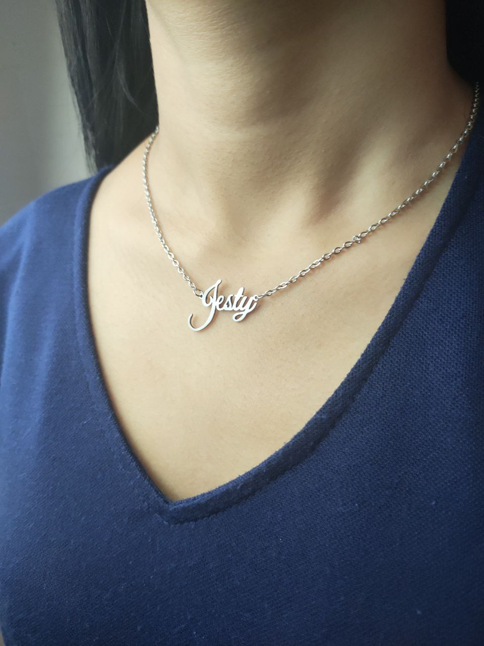 Silver Classic English Necklace